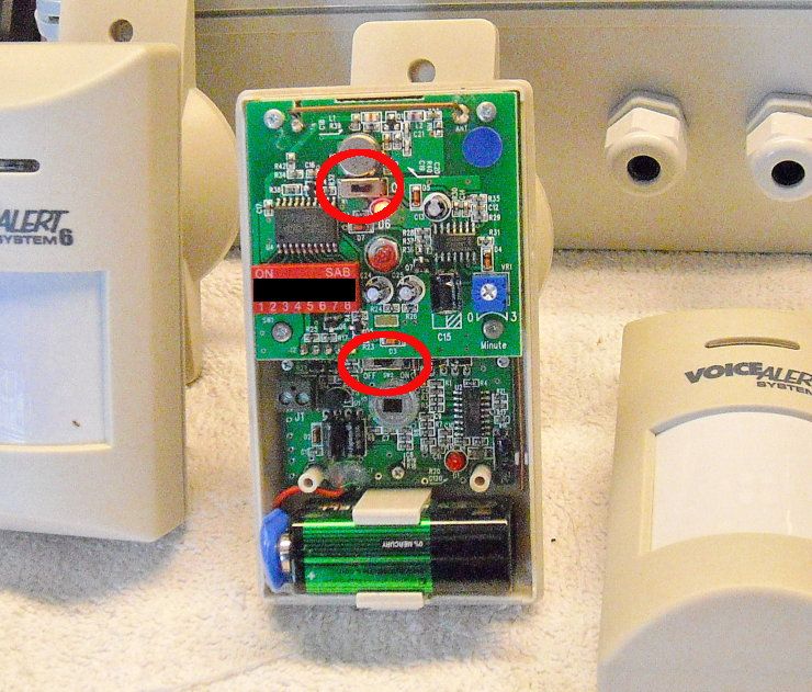 Voice Alert System 6 Update tilt switches